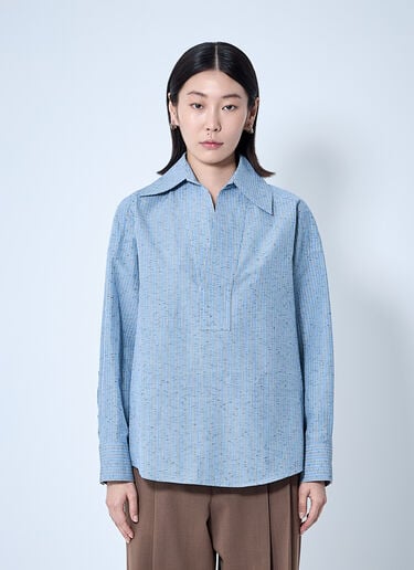 Bottega Veneta 스트라이프 셔츠  블루 bov0260002