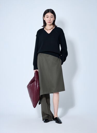 リブコットンセーター Bottega Veneta リブコットンセーター ブラック bov0260004