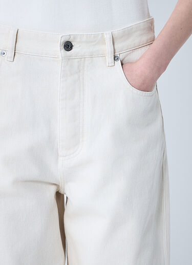 Bottega Veneta 翻折裤脚牛仔裤  白色 bov0260005