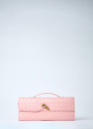 Bottega Veneta Long Andiamo Clutch Pink bov0260010
