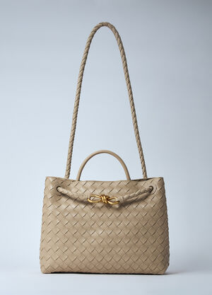 Bottega Veneta 스몰 안디아모 핸드백 베이지 bov0260014