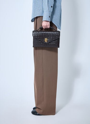 Knot Lock Crossbody Bag Bottega Veneta Knot Lock Crossbody Bag Brown bov0260016