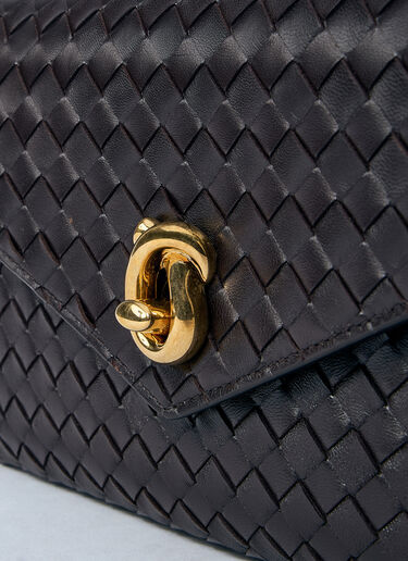 Bottega Veneta ノットロック クロスボディバッグ  ブラウン bov0260016