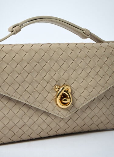 Bottega Veneta Knot Lock Handbag Beige bov0260017