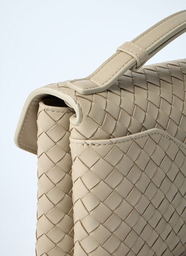Bottega Veneta Knot Lock Handbag Beige bov0260017