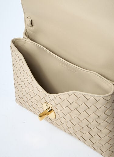Knot Lock Handbag Bottega Veneta Knot Lock Handbag Beige bov0260017