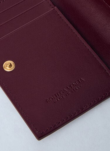 Bottega Veneta 小号 Intrecciato 双折钱夹 黑色 bov0260020