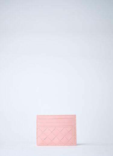 Bottega Veneta Intrecciato Card Holder Pink bov0260023