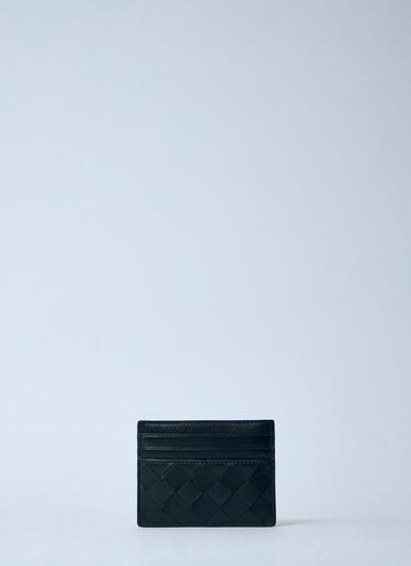 Bottega Veneta Intrecciato Leather Cardholder Black bov0260024