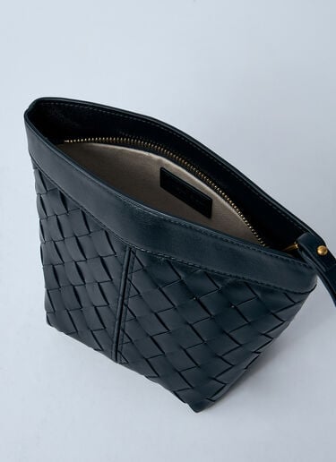 Bottega Veneta イントレチャート ポーチ  ブラック bov0260027