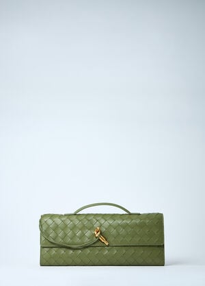 Bottega Veneta Long Andiamo Clutch Green bov0260036