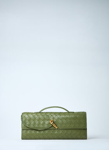 Long Andiamo Clutch Bottega Veneta Long Andiamo Clutch Green bov0260036