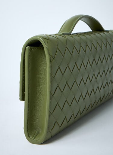 Bottega Veneta Long Andiamo Clutch Green bov0260036