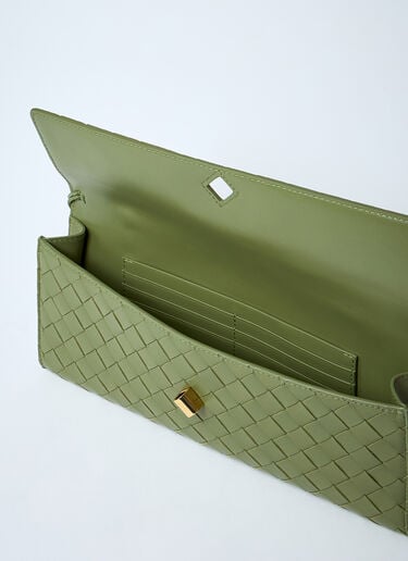 Bottega Veneta Long Andiamo Clutch Green bov0260036