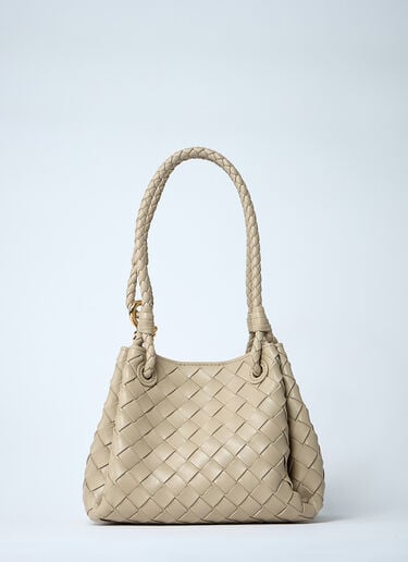 Bottega Veneta Small Parachute Shoulder Bag Beige bov0260040