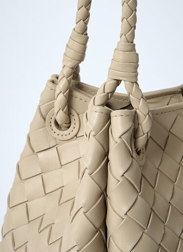 Bottega Veneta Small Parachute Shoulder Bag Beige bov0260040