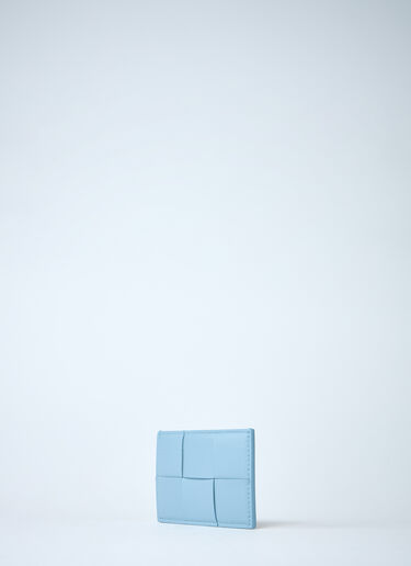 Cassette Card Holder Bottega Veneta Cassette Card Holder Light Blue bov0261055