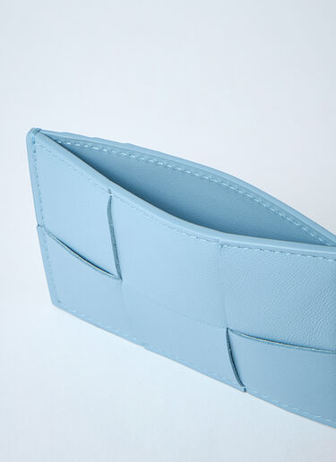 Cassette Card Holder Bottega Veneta Cassette Card Holder Light Blue bov0261055