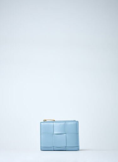 Cassette Business Card Holder Bottega Veneta Cassette Business Card Holder Light Blue bov0261056
