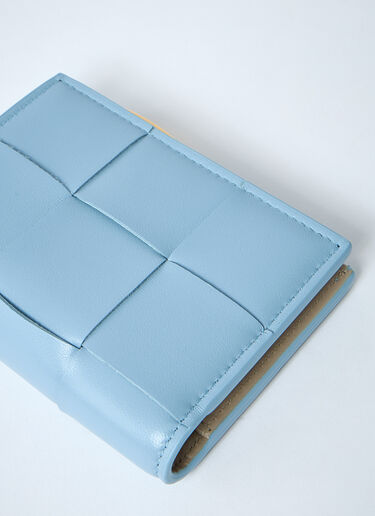 Cassette Business Card Holder Bottega Veneta Cassette Business Card Holder Light Blue bov0261056