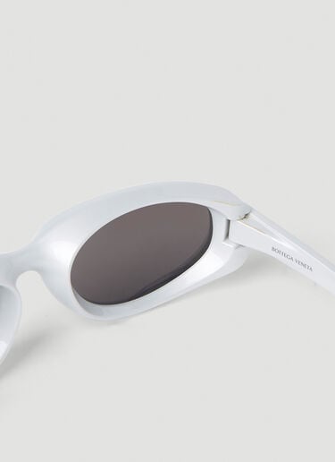 Arch Oval Sunglassses Bottega Veneta Arch Oval Sunglassses Silver bov0351002