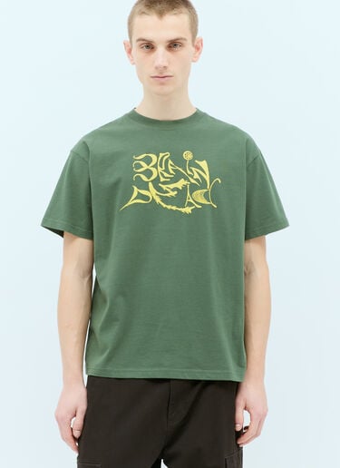 New Age T-Shirt Brain Dead New Age T-Shirt Green bra0154003
