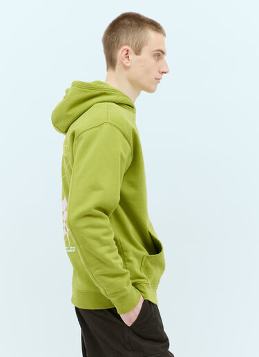Playing With Fire Hooded Sweatshirt Brain Dead Playing With Fire Hooded Sweatshirt Green bra0154016