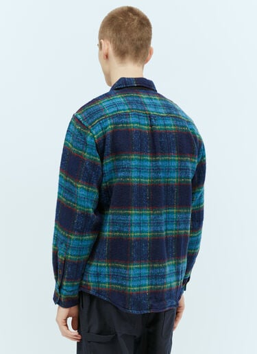 Brushed Rancher Flannel Shacket Brain Dead Brushed Rancher Flannel Shacket Navy bra0154018