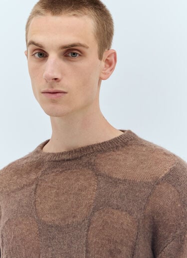 Fuzzy Threadbare Warped Sweater Brain Dead Fuzzy Threadbare Warped Sweater Brown bra0156020