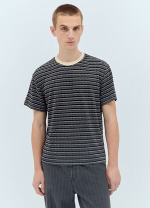 Brain Dead Pruned Knit T-Shirt Black bra0156021