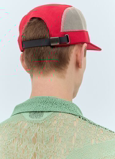 Mesh Panel Camp Baseball Cap Brain Dead Mesh Panel Camp Baseball Cap Red bra0156024