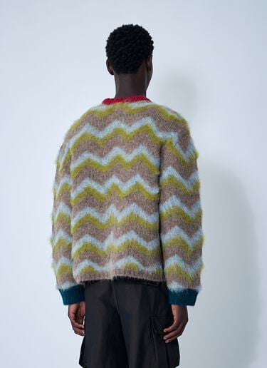 Brain Dead Ziz-Zag Sweater Brown bra0160001
