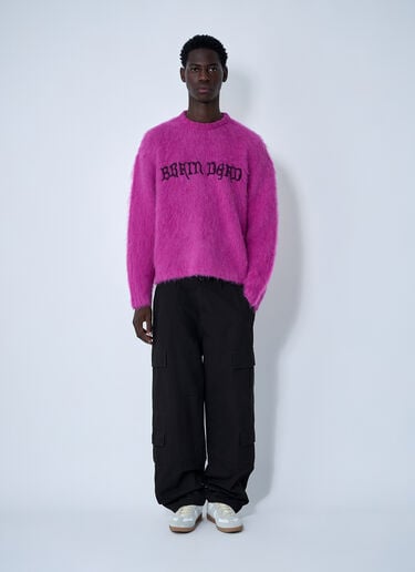 Brain Dead Logo Motif Sweater Pink bra0160002