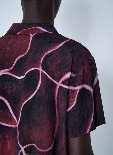 Spiral Orb Shirt Brain Dead Spiral Orb Shirt Burgundy bra0160004