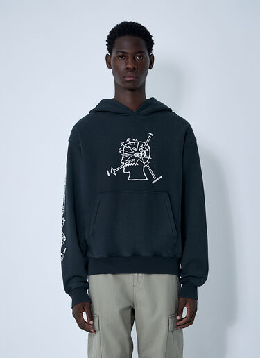 Hooded Sweatshirt Brain Dead Hooded Sweatshirt Black bra0160005