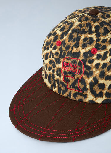 Brain Dead Logo Motif Baseball Cap Brown bra0160007