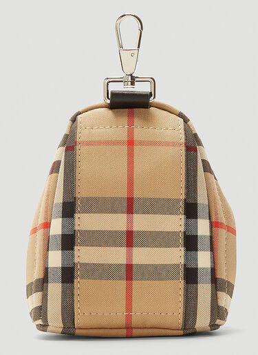 Burberry Backpack Keyring Charm Beige bur0141078
