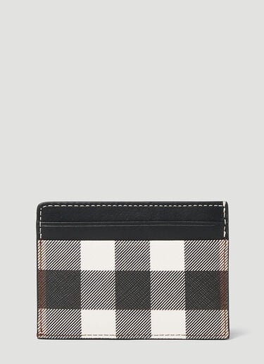 Burberry Check Motif Cardholder Brown bur0148069