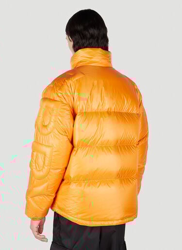 Burberry 로고 퍼퍼 재킷 오렌지 bur0151027