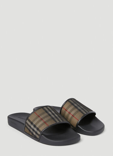Vintage Check Sliders Burberry Vintage Check Sliders Beige bur0152010