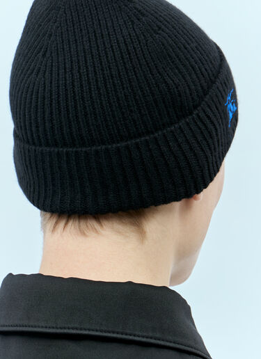 Ribbed Cashmere Beanie Burberry Ribbed Cashmere Beanie Black bur0155007