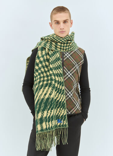 워프 하운드투스 스카프 Burberry 워프 하운드투스 스카프 그린 bur0155080