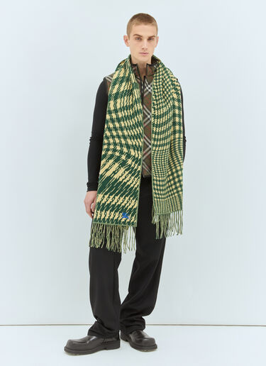 Burberry 워프 하운드투스 스카프 그린 bur0155080