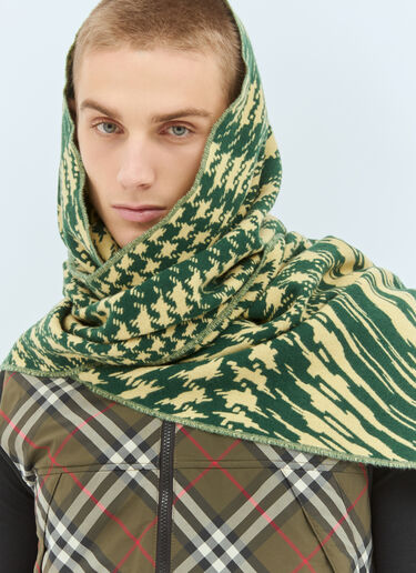 워프 하운드투스 스카프 Burberry 워프 하운드투스 스카프 그린 bur0155080