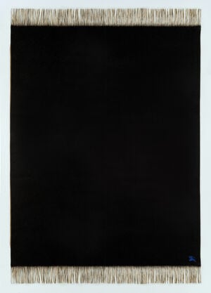 Burberry EKD Cashmere Blanket Black bur0155112