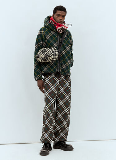 格纹斜纹布裤 Burberry 格纹斜纹布裤 灰色 bur0157008