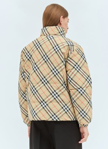 Burberry Reversible Check Jacket Beige bur0157018