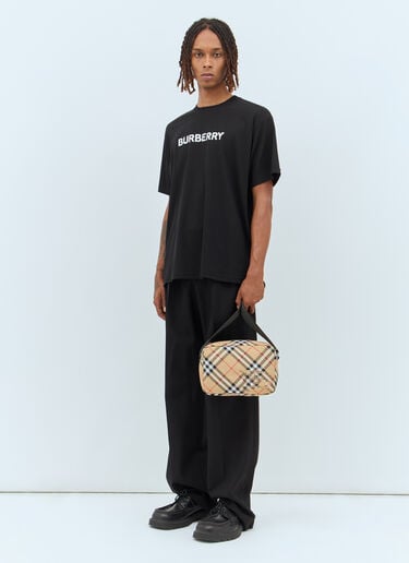 Burberry 格纹斜挎包 米色 bur0157042
