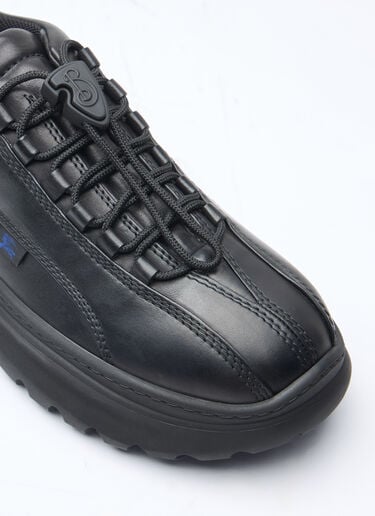 Leather Scoot Sneakers Burberry Leather Scoot Sneakers Black bur0158009