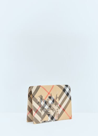 Burberry Check Passport Holder Beige bur0158014